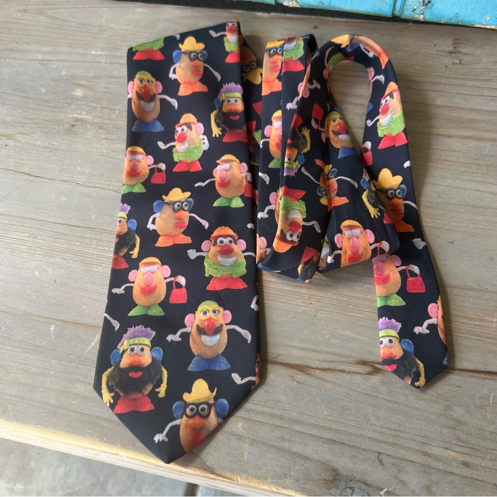 Vintage 1995 Ralph Marlin Hasbro Mr Potato Head Necktie